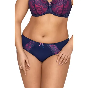 Dámské erotické prádlo Kalhotky V-9413 modrá - Axami XXXL
