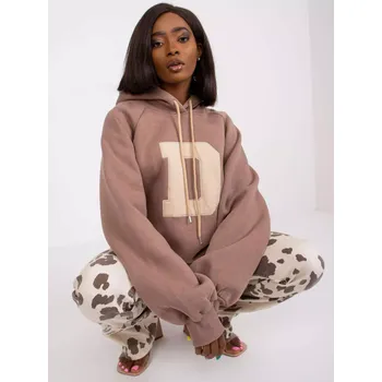 Mikina EM BL 651/D.29X hnědá jedna velikost