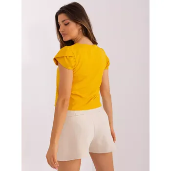 Dámská košile Halenka LK BZ 505783 2.01P tmavě žlutá 36