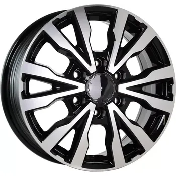 Alu kolo Alu kola Racing Line B3025, 16x6.5 6x125 ET55, černá + leštění (zátěžová)