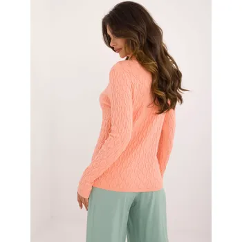 Dámský svetr Jumper AT SW 2334 2.61 peach jedna velikost