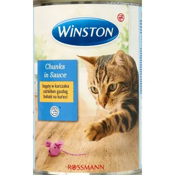 Krmivo pro kočku Makra krmivo pro kočky Winston 400 g Kuřecí konzerva