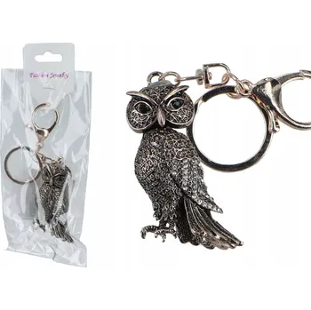 PŘÍVĚSEK NA KLÍČE NA KLÍČE PŘÍVĚSEK NA KABELKU SOVA SOVIČKA OZDOBA DÁREK