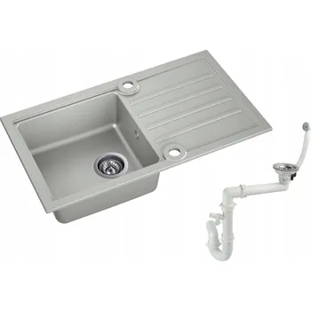 Granitový dřez Jednodřez Moderno granitový šedý