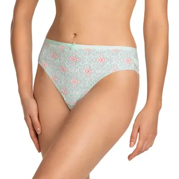 Dámské spodní prádlo Dámské kalhotky Lama L-1401 BI A'2 2XL máta XXL