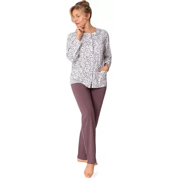 Dámské pyžamo Dámské pyžamo Martel Maria III 202 dł/r 3XL-4XL růžová tmavá 3xl