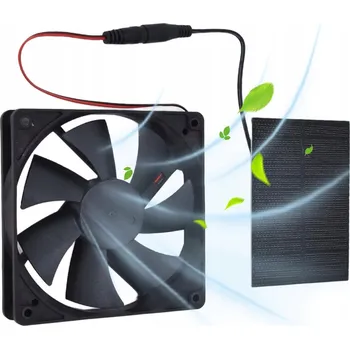 IP kamera VENTILÁTOR 12V SOLÁRNÍ PANEL 10W