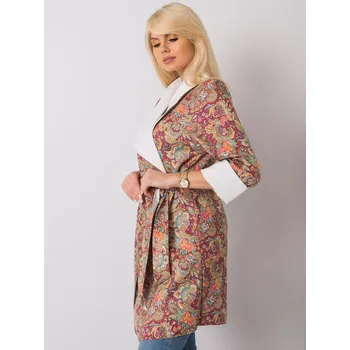 Dámský kabát Dámský kabát DHJ PL 6022A.26X kaštanový jedna velikost