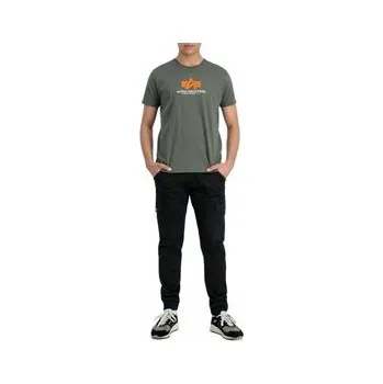 Pánské tričko Alpha Industries T-Shirt AI.100501RB-142-XXL Khaki Basic Fit S
