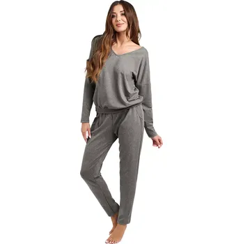 Italian Fashion Karina long r. long sp. barva:mid mélange S