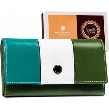 Peněženka Peterson peněženka z pravé kůže, vícebarevná - dámská