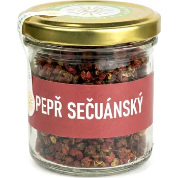 Koření inutea Pepř sečuánský celý – 35 g ve skle - kořenka 165ml