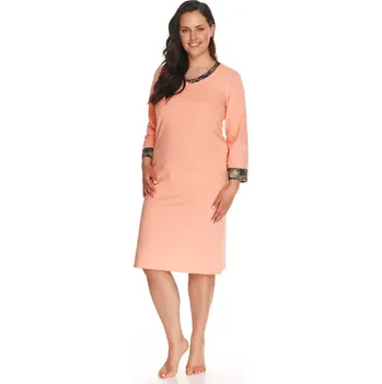 Dámská noční košile Noční košile 2818 Luna peach - TARO lososová M