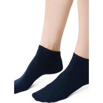 Hladké dámské ponožky 052 tmavě modrá 38-40