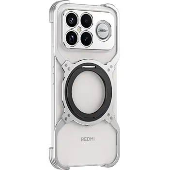 Pouzdro na mobilní telefon Rámeček (bumper) Erbord pro POCO F8 Ultra stříbrný