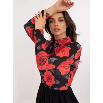 Dámské šaty Šaty DHJ SK 19959.35 černá a červená jedna velikost