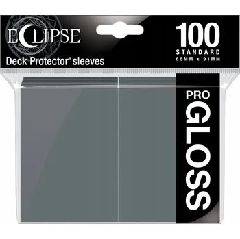 Příslušenství k deskovým hrám Obaly na karty Ultra Pro Eclipse Gloss Šedé 100 ks