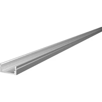 LED páska Nástěnný LED profil S1 PRO elox bez difuzoru, Délka lišty Profil délka 1 metr bez difuzoru