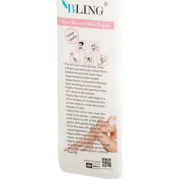 DEPILAČNÍ PÁSKY S VOSKEM 50 ks Bling #476