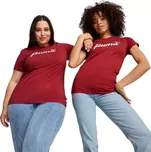 Puma ESS+Script dámské tričko červená 679315 13 M