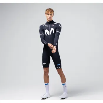 Cyklistická bunda GOBIK Cyklistická větruodolná bunda - ENVY 2.0 MOVISTAR TEAM 26 - modrá L