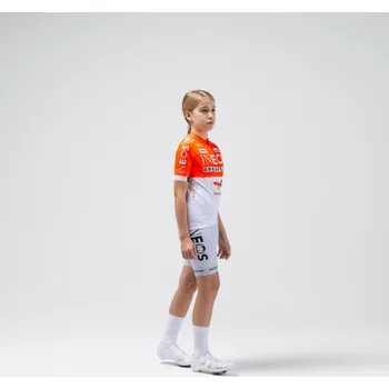 cyklistický dres GOBIK Cyklistický dres s krátkým rukávem - ROCKET INEOS GRENADIERS 26 - bílá/oranžová