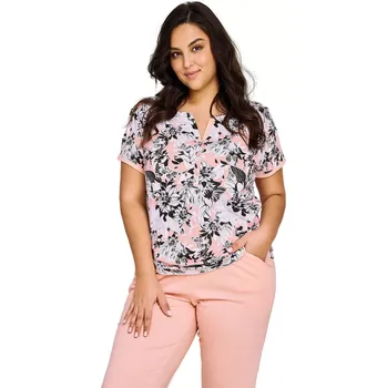 Pánské pyžamo Dámské pyžamo 3131 Lana - TARO Růžová S