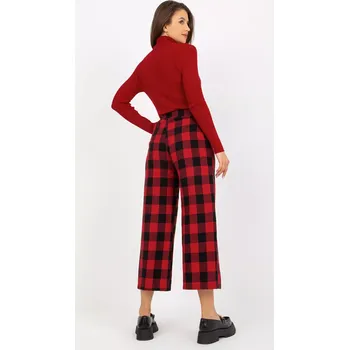 Dámské kalhoty Kalhoty LK SP 509097.20P černo-červené 38