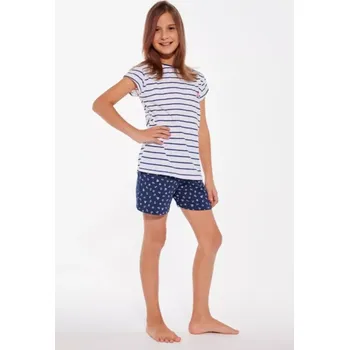 DÍVČÍ DĚTSKÉ PYŽAMO KR 245/103 MARINE granát 116