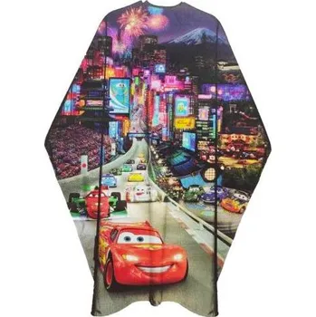 DETREU DĚTSKÁ KADEŘNICKÁ PLÁŠTĚNKA PRO DĚTI MCQUEEN 100CMx120CM 6266