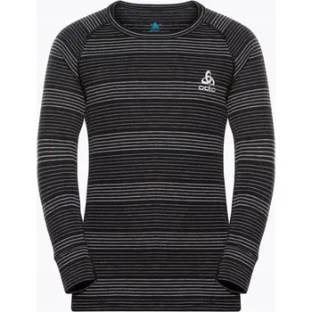 Dívčí oblečení Odlo dětská souprava spodního prádla dlouhá ACTIVE WARM ECO SET velikost 164cm Černá a šedá NEPLATÍ