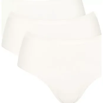 Kalhotky SLOGGI GO DAILY BAVLNĚNÉ KALHOTKY MIDI 3P ecru XL