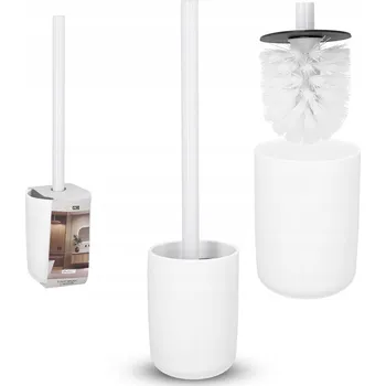 WC štětka Szczotka do wc toaletowa biała z pojemnikiem sada do toalety koupelny