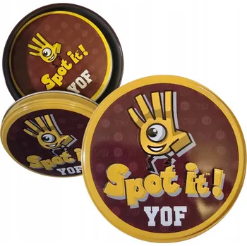 Desková hra Společenská hra Karetní hra DOBBLE Spot it YOF pro děti a rodiny Asmodee