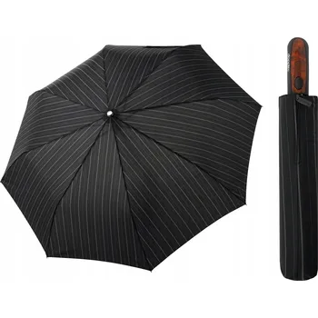 Doppler automatický skládací deštník XL s pouzdrem, černý