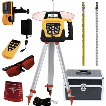 Měřící laser Laserový nivelační přístroj Vevor NL300 +statyw +łata 5m 500 m IP54