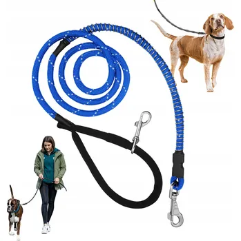 Vodítko pro psa Idealeash Vodítko Tlumič 2 m PREMIUM Silná PRO PSA do 13-23 kg TRÉNINKOVÁ