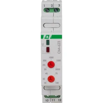 Rozvaděč F&F Omezovač odběru proudu na DIN lištu TH35 OM-623