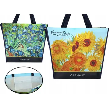 Carmani nákupní taška plast bez vzoru