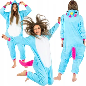 Dámský overall ZOLTA kombinéza / overal PYŽAMO OVERAL KIGURUMI PEGASA modrá velikost L