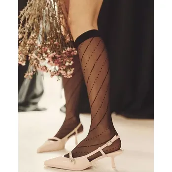 Dámské punčochy Podkolenky Gabriella 574 Mira 20 den béžová Univerzální