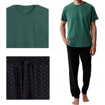 Pánské pyžamo Pánské pyžamo s krátkým rukávem Atlantic XL