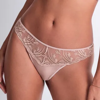 Dámské spodní prádlo Aubade - Cosmic romance tanga sand rose 38 6D26