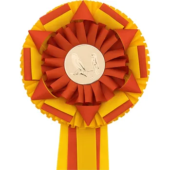 Kokarda čtyřřadá VĚJÍŘ, průměr 16 cm