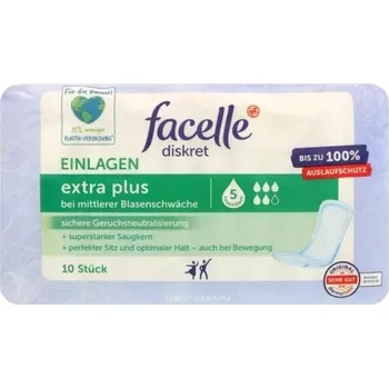 Menstruační vložka FACELLE Diskret Hygienické vložky, extra plus 10 ks
