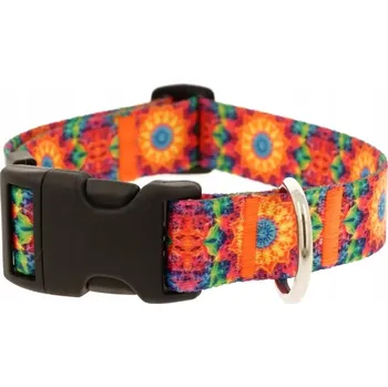 Obojek pro psa Obojek pro psa nastavitelný ruční výroby PRYZMAT M: 30-45 cm