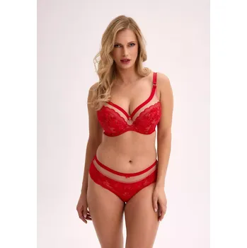 Podprsenka Poloměkká podprsenka Gaia BS 1316 Mirella Červená 85C