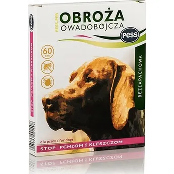 Antiparazitikum pro psa Obojek proti blechám, klíšťatům a hmyzu pro psy Pess 60 cm