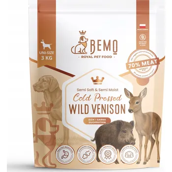Krmivo pro psa Krmivo krmivo pro psy BEMO COLD PRESSED WILD VENISON 3 kg se zvěřinou
