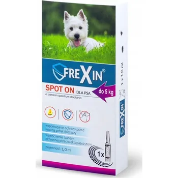 Antiparazitikum pro psa Frexin kapky 1,0 ml pro psy do 5 kg proti ektoparazitům